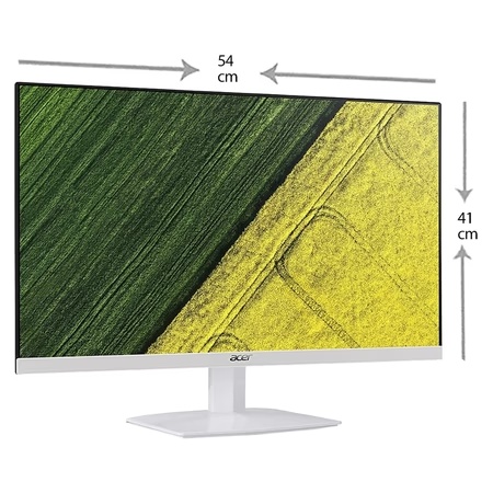 Acer HA240Y 60.45 cm (23.8 inch) with IPS Panel Technology, White Monitor