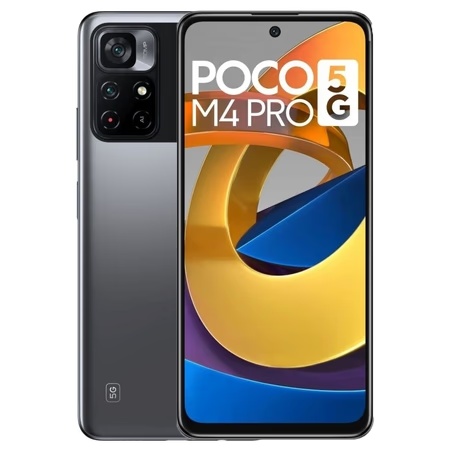 POCO M4 Pro 5G 128 GB, 8 GB RAM, Power Black, Mobile Phone