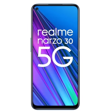 (Refurbished) Realme Narzo 30 5G 4 GB RAM, 64 GB, Racing Blue, Mobile Phone, Gently Use(GU)