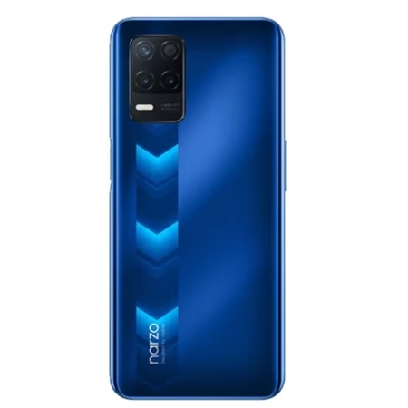 (Refurbished) Realme Narzo 30 5G 4 GB RAM, 64 GB, Racing Blue, Mobile Phone, Gently Use(GU)