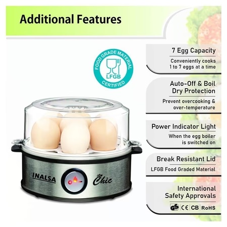 Inalsa Chic 360 Watts Egg Boiler