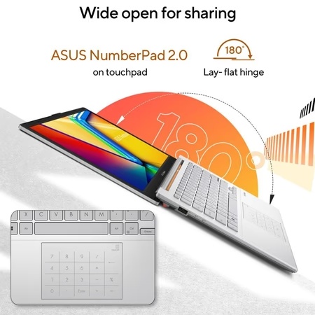 Asus NK321WS Vivobook Go 14 Laptop (AMD Ryzen 3 7320U/8GB/512 SSD/Windows 11 Home/FHD), 34.03 cm (14.0 inch) 5 Asus NK321WS Vivobook Go 14 Laptop (AMD Ryzen 3 7320U/8GB/512 SSD/Windows 11 Home/FHD), 34.03 cm (14.0 inch)