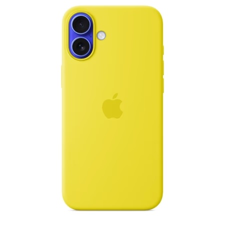 iPhone 16 Plus Silicone Mobile Case with MagSafe, Star Fruit