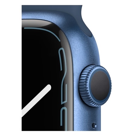 Apple Watch Series 7 GPS - 45 mm Blue Aluminum Case with Abyss Blue Sport Band