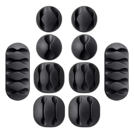 LA' FORTE Self-adhesive cable holder (10 Pcs Pack)
