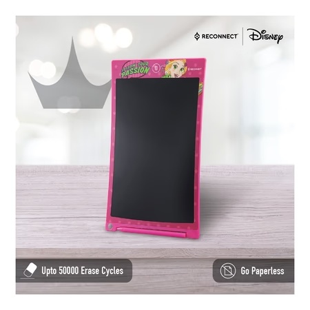 Reconnect Disney Princess 10 Inch E-Slate, Ultra-thin, Battery included, Rewritable, Comes with Pen- DES301 PR