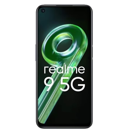 (Refurbished) Realme 9 5G 6 GB RAM, 128 GB, Meteor Black, Mobile Phone, Gently Use(GU)