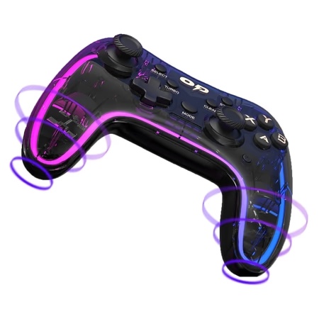 Ambrane OP-WLGC01 Wireless Gaming Controller, Black