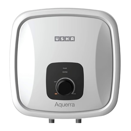 Usha 25 litres Storage Water Heater with Whirl Flow Technology, Aquerra, White