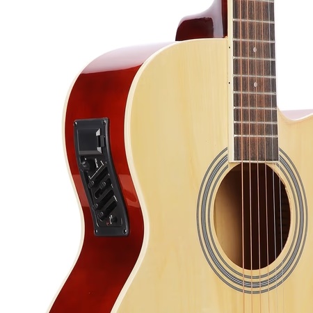 Gamma Audio QD-H40Q-BB Acoustic Guitar, Natural 8 Gamma Audio QD-H40Q-BB Acoustic Guitar, Natural