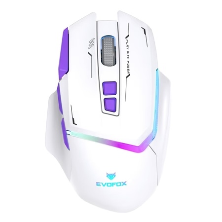 Evofox Banshee Rechargeable Wireless Gaming Mouse, White