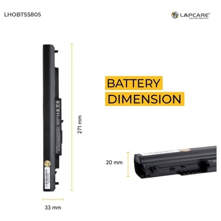 Lapcare 4-Cell 2000 mAh 14.6V Laptop Battery Designed for HP HS04 (LHOBTS5805)