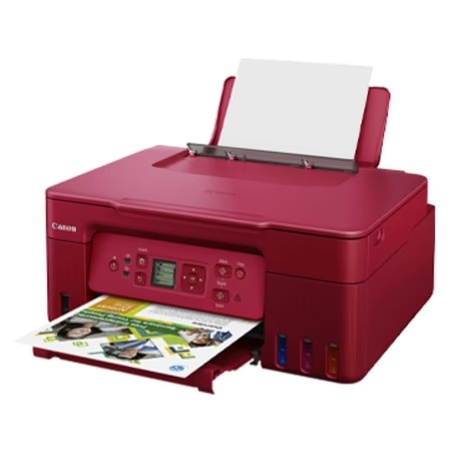 Canon Pixma G3770 Inkjet Multi-function Colour Printer, Red