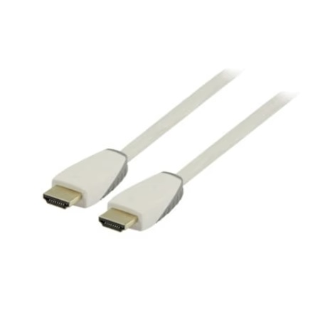 Bandridge BBM34000W10 1 m 4K High Speed HDMI Cable with Ethernet HDMI Connector, White