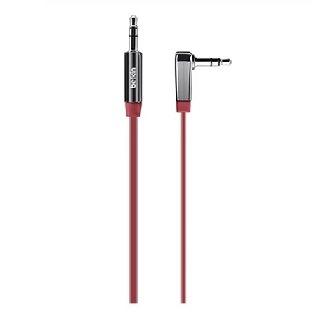 Belkin AV10128QE04-RED 1.2 m 3.5 mm to 3.5 mm Right Angle Plug AUX Cable, Red