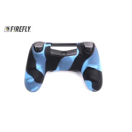 Firefly Silicone Cover for PS4 Controller, Cobalt Marble