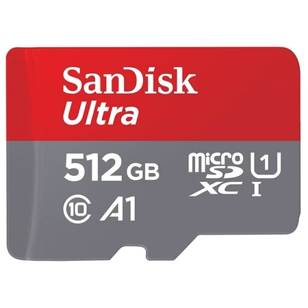 Sandisk 512 GB UHS-I A1 Ultra microSDXC Memory Card