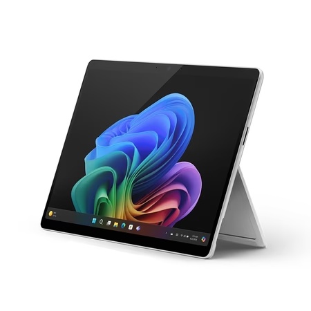 Microsoft Surface Pro (11th Edition) 2076 Convertible (Qualcomm Snapdragon X Elite/16 GB/512 GB SSD/Qualcomm Adreno GPU/Windows 11 Home/MSOffice/Touchscreen PixelSense Flow Display), 33.02 cm - 13 inch, Platinum