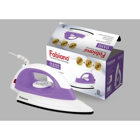 Fabiano Oasis Dry Iron 1100 Watts With 18 Months Warranty