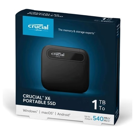 Crucial X6 1000GB Portable Internal SSD 3 Crucial X6 1000GB Portable Internal SSD