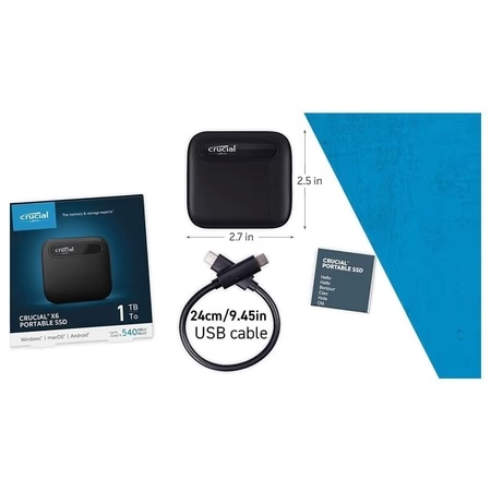 Crucial X6 1000GB Portable Internal SSD 5 Crucial X6 1000GB Portable Internal SSD