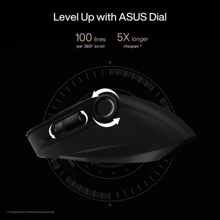 Asus ProArt MD300 Wireless Mouse, Black
