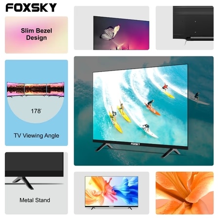 Foxsky 190.5 cm (75 inch) 4K Ultra HD LED Smart Google TV with Dolby Audio, HDR10, 75FSGOOGLE QLED TV 2024 3 Foxsky 190.5 cm (75 inch) 4K Ultra HD LED Smart Google TV with Dolby Audio, HDR10, 75FSGOOGLE QLED TV 2024
