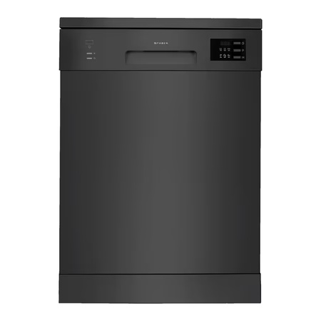 Faber 12 Place Setting Under-Counter Dishwasher with Delay start and Energy Saving, FFSD 6PR 12S BK Black
