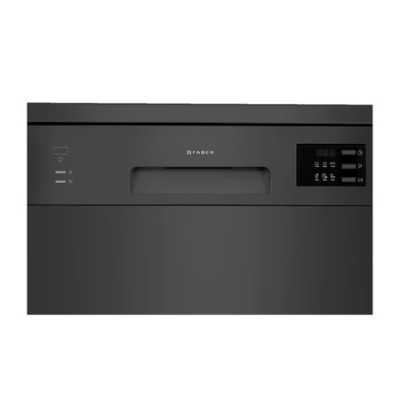 Faber 12 Place Setting Under-Counter Dishwasher with Delay start and Energy Saving, FFSD 6PR 12S BK Black