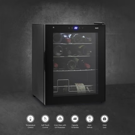 Kaff WC42 Built-In Wine Cooler 42 L Black