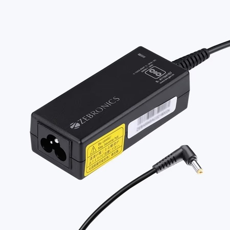 Zebronics ZEB-LA551719030AC 19V/30W Laptop Adapter with LED indicator