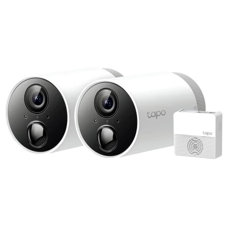 TP-Link Tapo C400S2 2MP Smart Wire-Free Security Battery Camera System, Water & Dust Resistant, Works with Alexa & Google Home, 1080p Full HD, 180-Day Battery Life, 2 Way Audio, IP65, Night Vision
