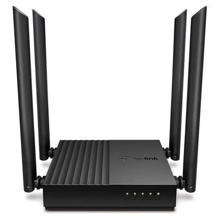 TP-Link Archer C64 AC1200 Dual-Band Gigabit Wi-Fi Router, Wireless Speed up to 1200 Mbps, 4 - LAN Ports, 1.2 GHz CPU, Advanced Security with WPA3, MU-MIMO, Beamforming