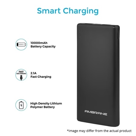 Ambrane 10000 mAh Power Bank, PP-125