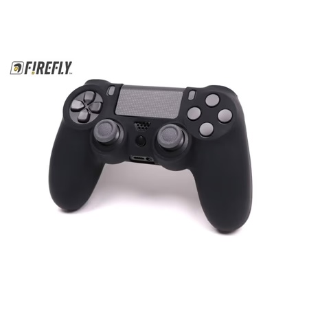 Firefly Silicone Cover for PS4 Controller, Caviar Black