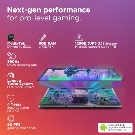 Lenovo Idea Tab Pro 32.25 cm (12.7 inch) WiFi Tablet with Pen, 128 GB, 8 GB RAM, Luna Grey, ZAE40199IN 2 Lenovo Idea Tab Pro 32.25 cm (12.7 inch) WiFi Tablet with Pen, 128 GB, 8 GB RAM, Luna Grey, ZAE40199IN
