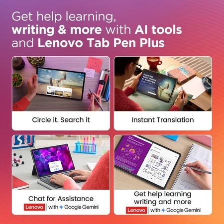 Lenovo Idea Tab Pro 32.25 cm (12.7 inch) WiFi Tablet with Pen, 128 GB, 8 GB RAM, Luna Grey, ZAE40199IN 5 Lenovo Idea Tab Pro 32.25 cm (12.7 inch) WiFi Tablet with Pen, 128 GB, 8 GB RAM, Luna Grey, ZAE40199IN