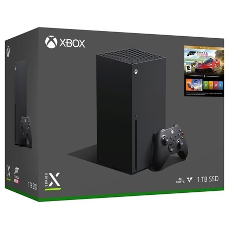 Microsoft Xbox Series X Console with Forza Horizon 5 Bundle, 1 TB, Black
