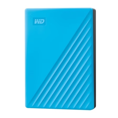 Western Digital 4 TB My Passport External Portable Hard Disk Drive (HDD), USB 3.0, Blue, WDBPKJ0040BBL