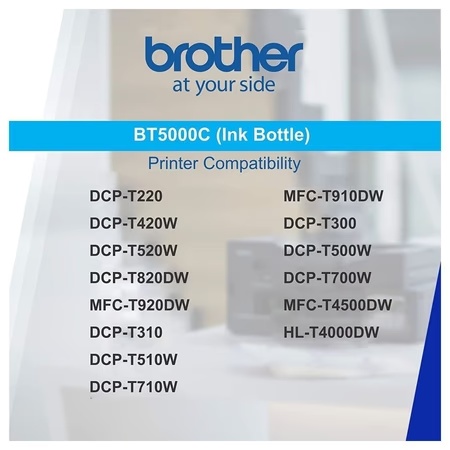 Brother BT5000C Ink Cartridge, Cyan