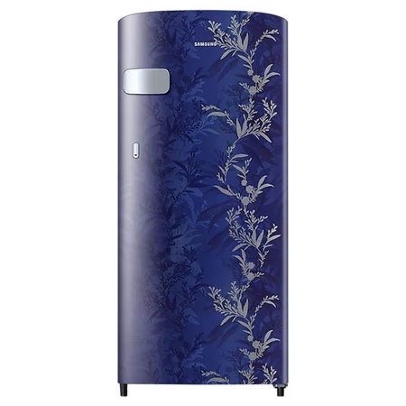 Samsung 192 Litres 2 Star Single Door Refrigerator, Mystic Overlay Blue RR19A2Y2B6U/NL