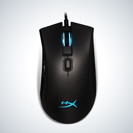 HyperX Pulsefire FPS Pro USB Gaming Mouse, Software Controlled RGB Light Effects & Macro Customization, Pixart 3389 Sensor Up to 16,000 DPI, 6 Programmable Buttons - Black (4P4F7AA)