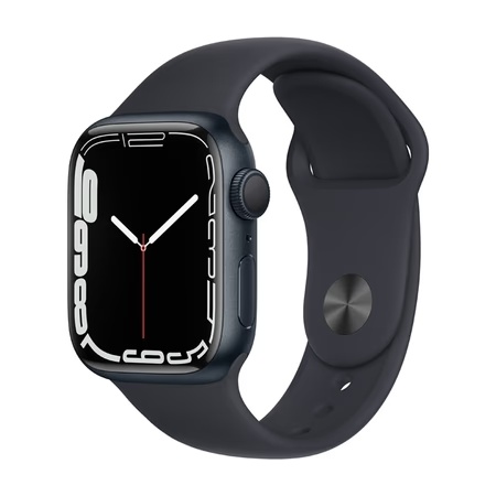 Apple Watch Series 7 GPS - 41 mm Midnight Aluminum Case with Midnight Sport Band