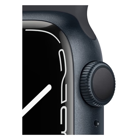 Apple Watch Series 7 GPS - 41 mm Midnight Aluminum Case with Midnight Sport Band