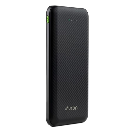 Urbn UPR103 10000 mAh Power Bank, Black