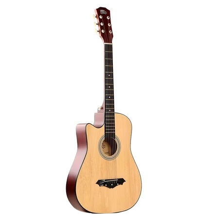 Intern INT-38C-NT-L Acoustic Guitar for Right Hand Orientation, Natural