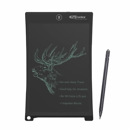 Portronics 25.4 cm (10 inch) Ruffpad 10 Plus POR 233 E-Slate, Black