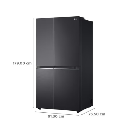LG 655 litres Side by Side Refrigerator, Ebony Sheen GL-B257EESX 2 LG 655 litres Side by Side Refrigerator, Ebony Sheen GL-B257EESX