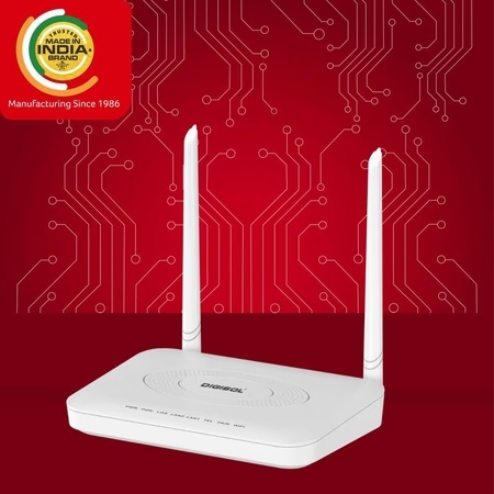 DIGISOL XPON ONU 300Mbps Wireless Router with 1 PON, 1 GE + 1 FE LAN Port & 1 FXS Port