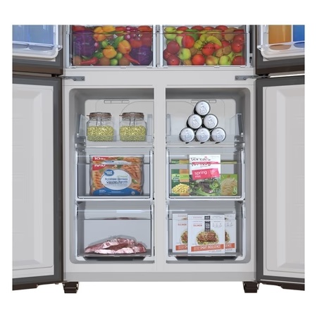 Haier 531 litres French Door Refrigerator, Chocolate Glass HRB-550CG 4 Haier 531 litres French Door Refrigerator, Chocolate Glass HRB-550CG